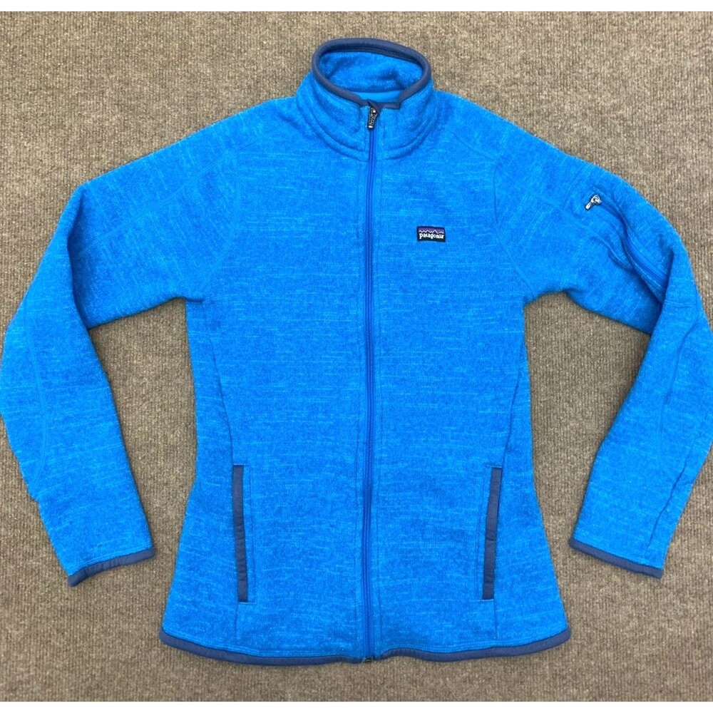 Patagonia Jacket Womens S Better Sweater Heathered Fleece Fitted Mid Layer Zip